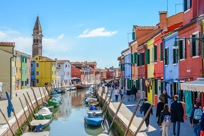 cómo moverse en Venecia Murano y urano